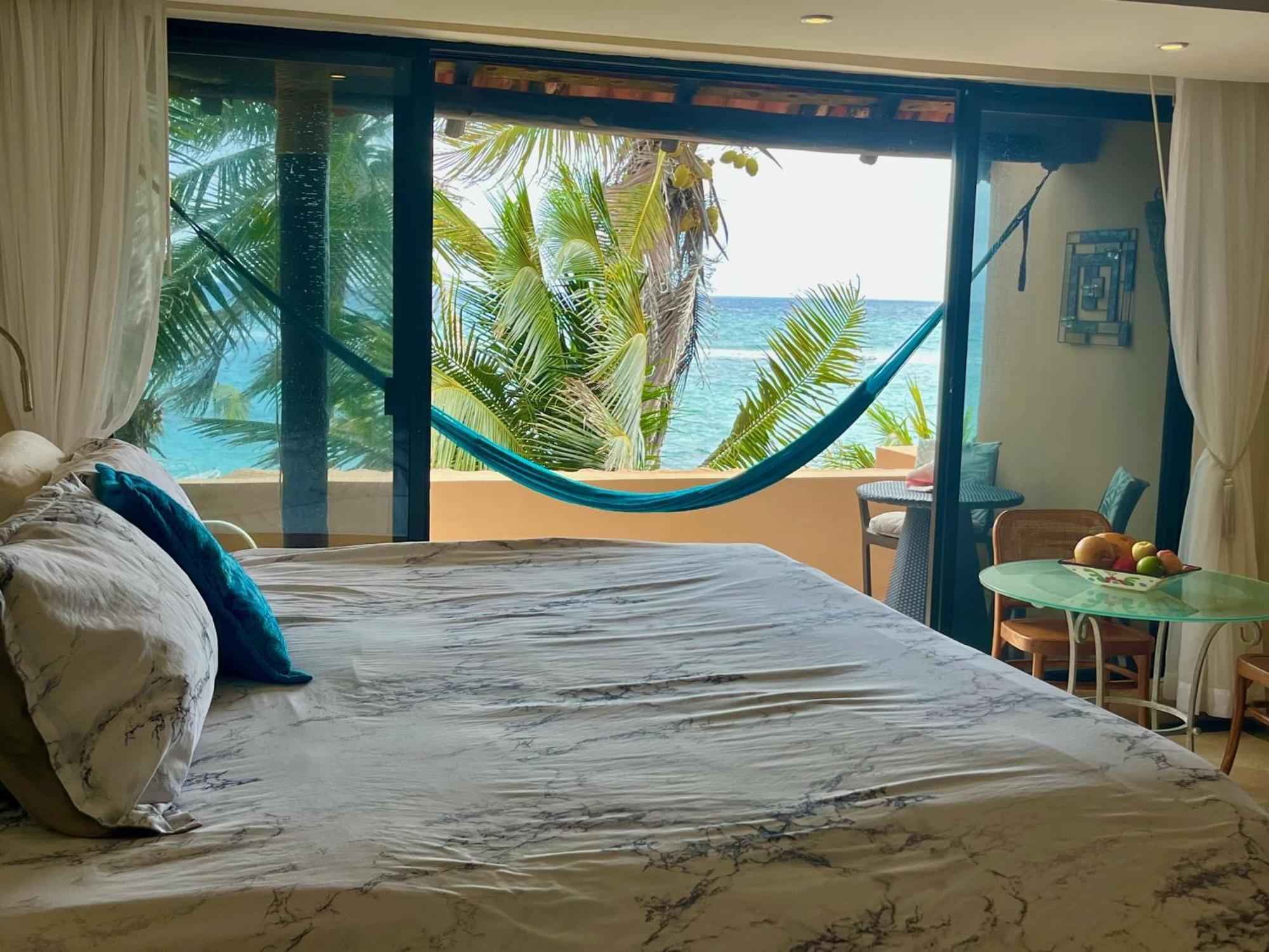 Beachfront Hammock Heaven 아쿠말 외부 사진