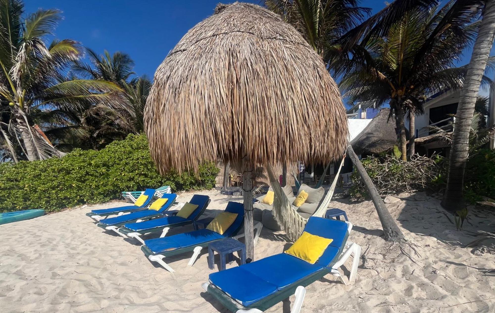 Beachfront Hammock Heaven 아쿠말 외부 사진